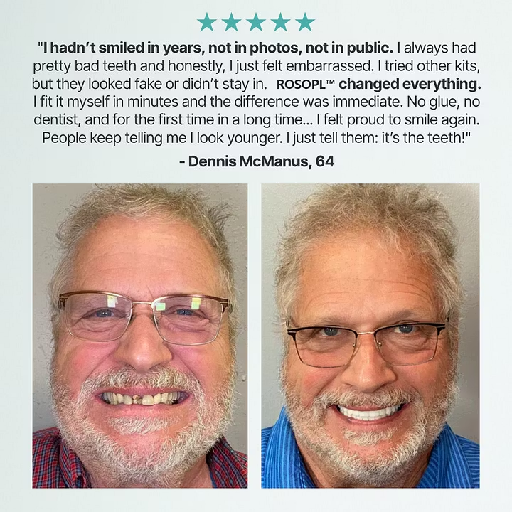 perrevia®Custom-Fit Dentures ⏰ ENDS TODAY • 70% OFF | Smile with Confidence
